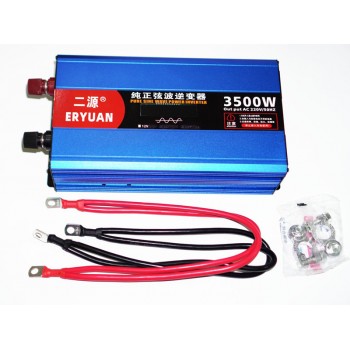 Инвертор (преобразователь) 12V-220V 3500W (чистый синус)